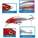 Clouser Minnow SwimBait-5.5 Cm/6.7g Isca Giratória De Plástico Afundando Para Baixo E Carpa