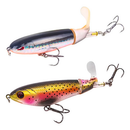 Kit 2 Isca Artificial Helice Whopper Popper 10cm 3d Tucunaré