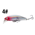 Clouser Minnow SwimBait-5.5 Cm/6.7g Isca Giratória De Plástico Afundando Para Baixo E Carpa